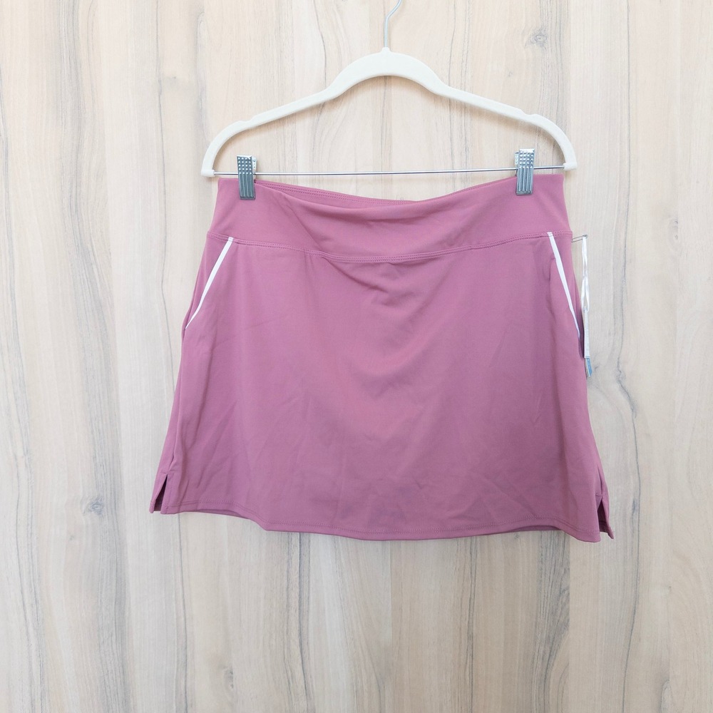 Sigrid Olsen Womens Skort L Pink Golf Tennis UPF 50 Activewear Preppy Sporty